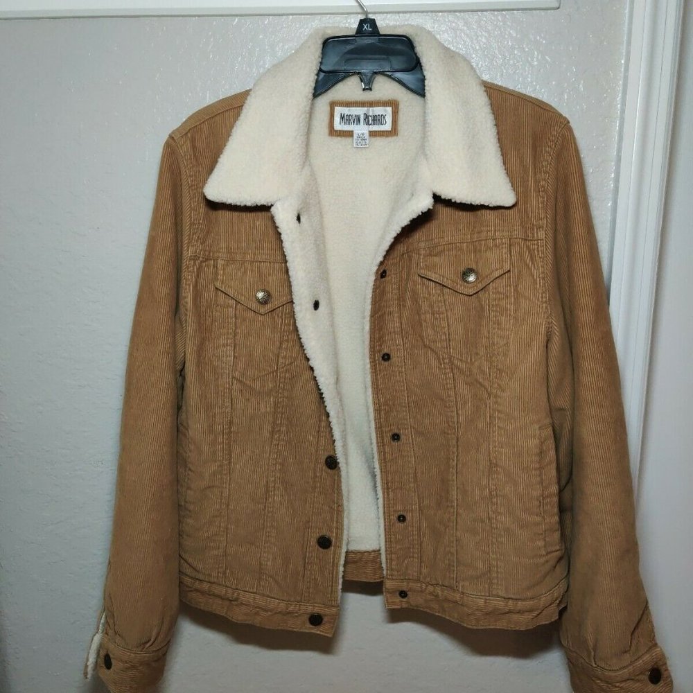 Marvin Richards Brown Corduroy Sherpa-lined Jean J